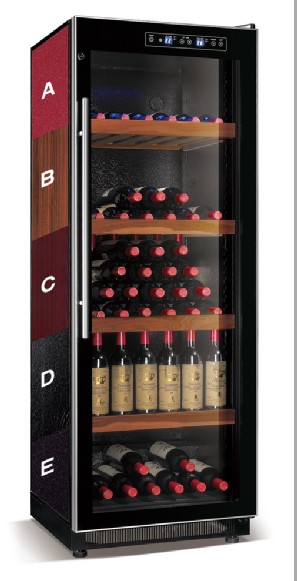 不銹鋼紅酒展示柜 R-BJ308